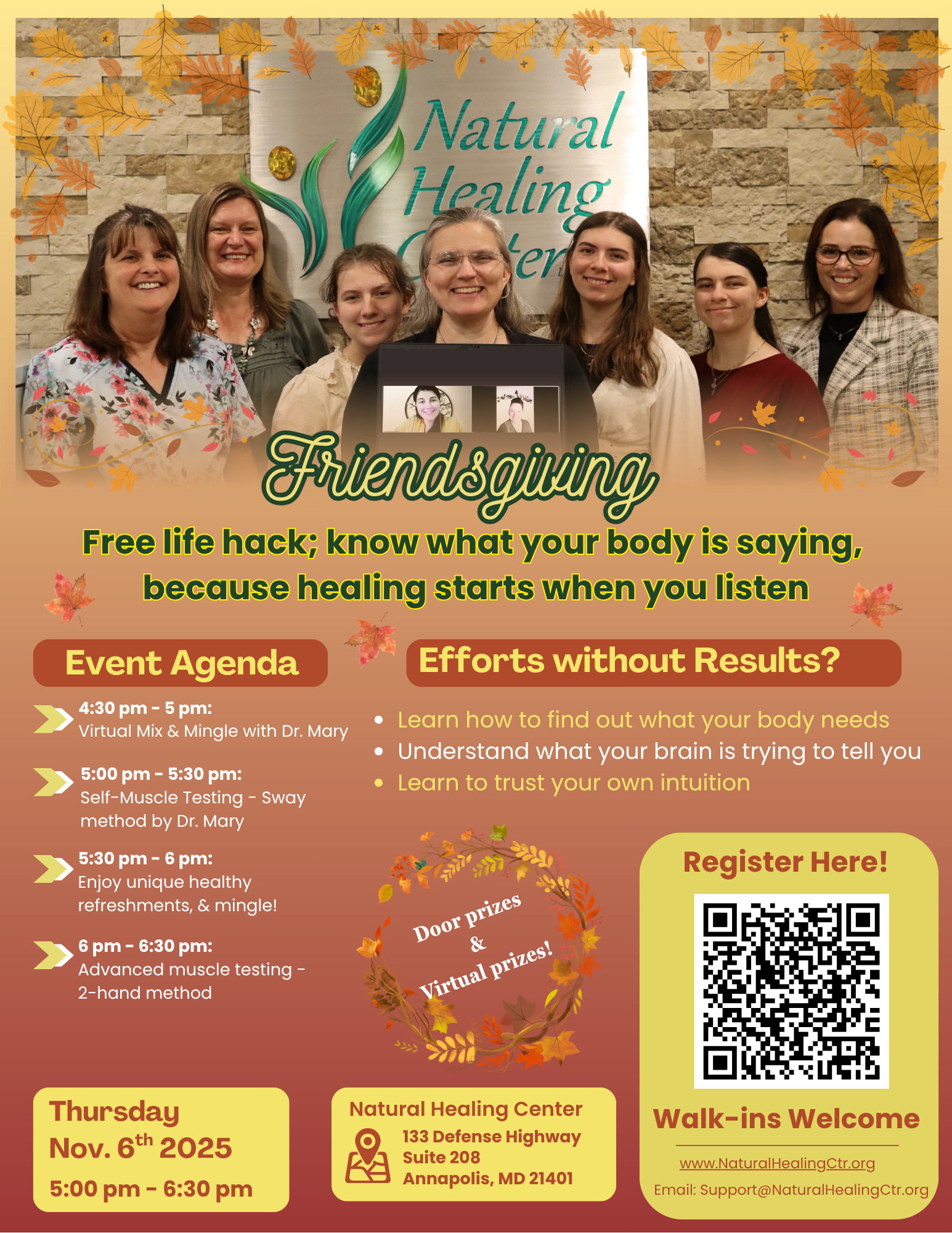 Friendsgiving flyer